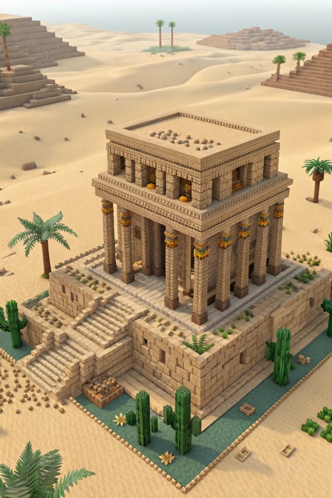 Minecraft Base Ideas:
Desert Temple Bases