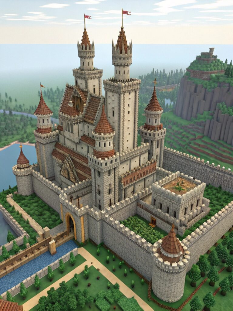 Minecraft Castle Blueprints: Advanced Castle Concepts