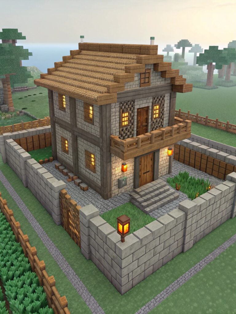 Minecraft House Layouts: Security and Protection Features