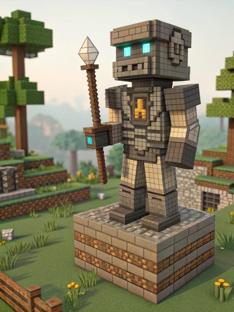 Minecraft Statue Ideas: Custom Character Builds