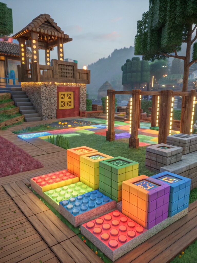 Minecraft Room Designs: Vibrant Play Areas