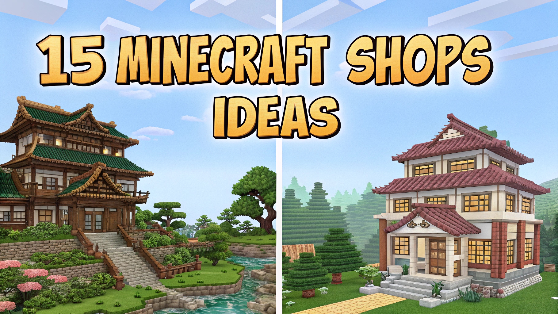 15 Minecraft Shops Ideas