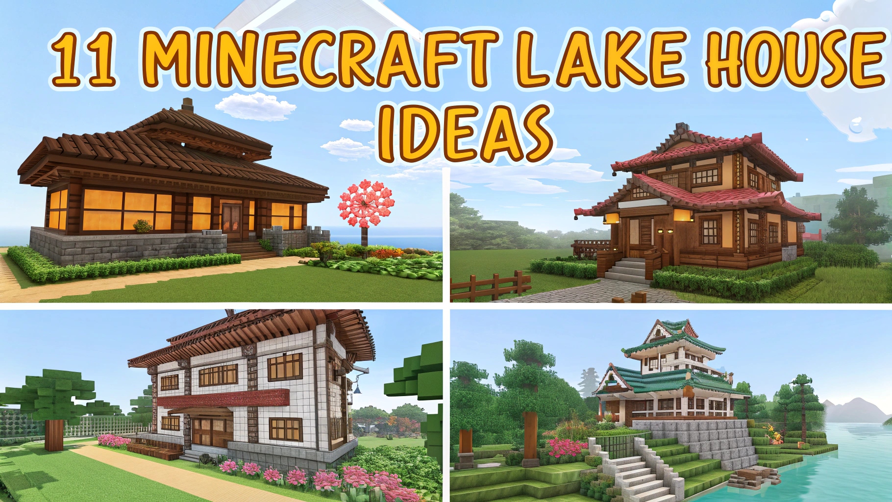 11 Minecraft Lake House Ideas