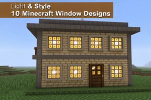10 Minecraft Window Designs
