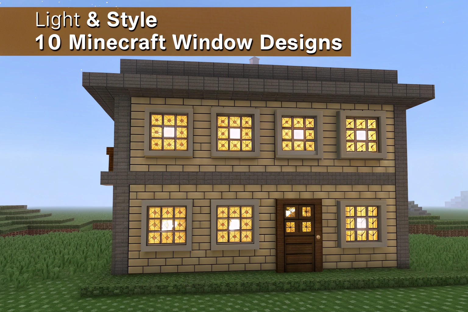 10 Minecraft Window Designs
