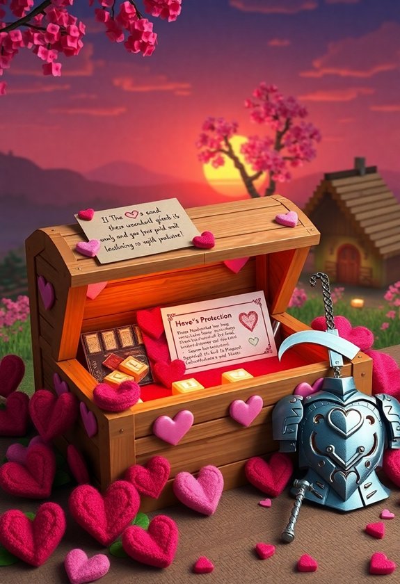 Valentine Minecraft Box Ideas: Gift Box Ideas