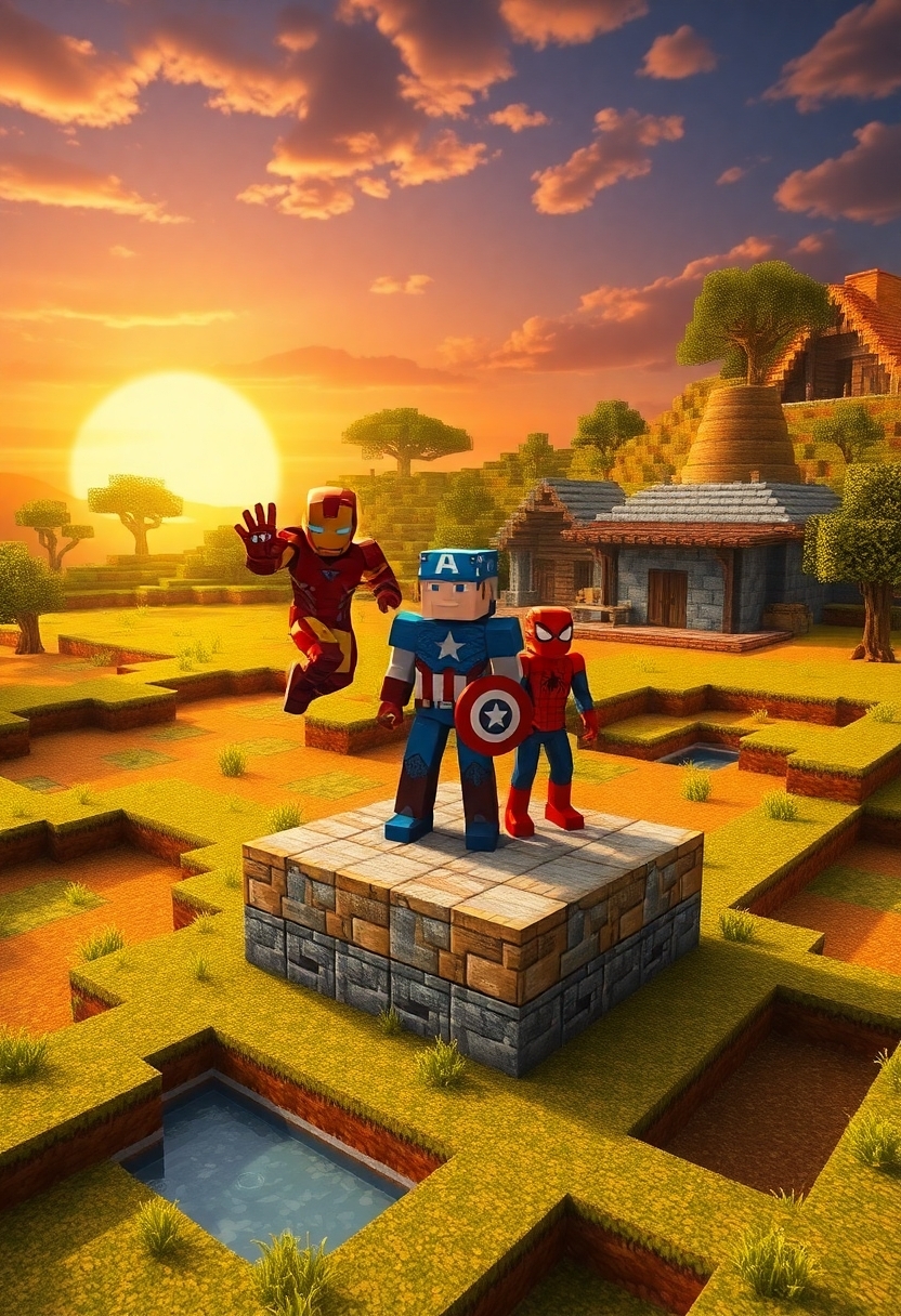 Minecraft Skins: Marvel Skins