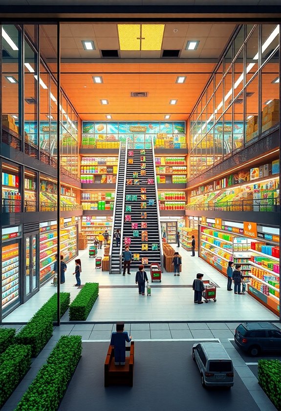 Modern Supermarket Design