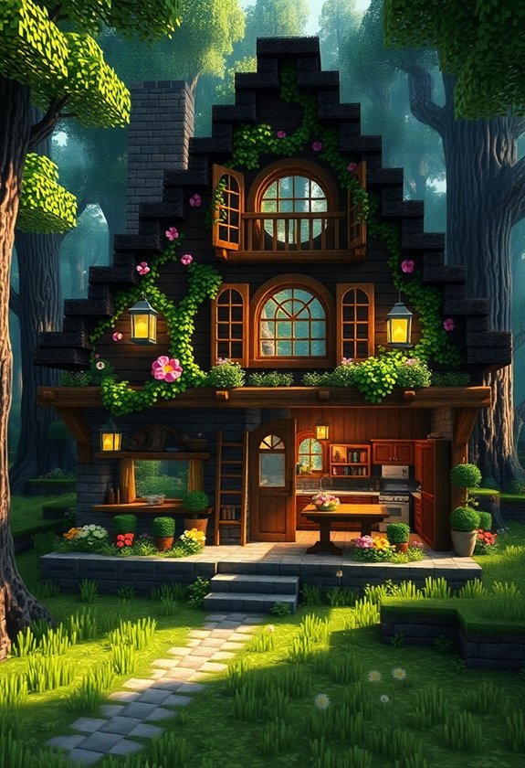 Cute Minecraft Cottage Ideas: Fairy Tale House