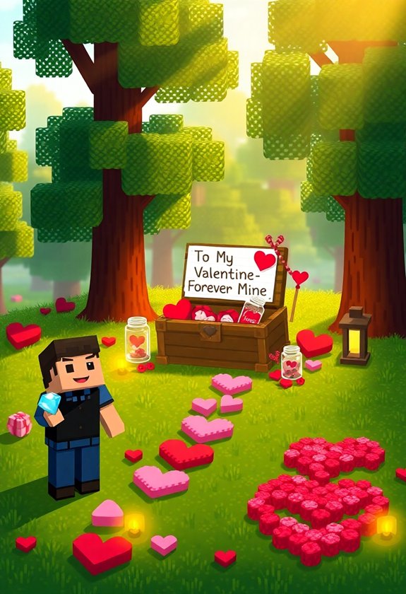 Valentine Minecraft Box Ideas: Simple Love Boxes