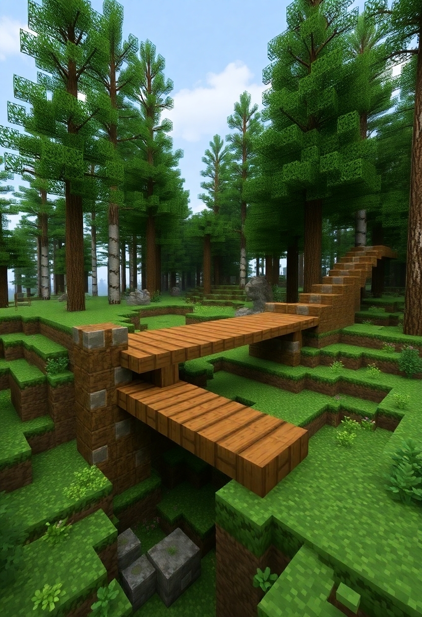 Minecraft Bridge Ideas: Secret Passage Bridge Hideaways