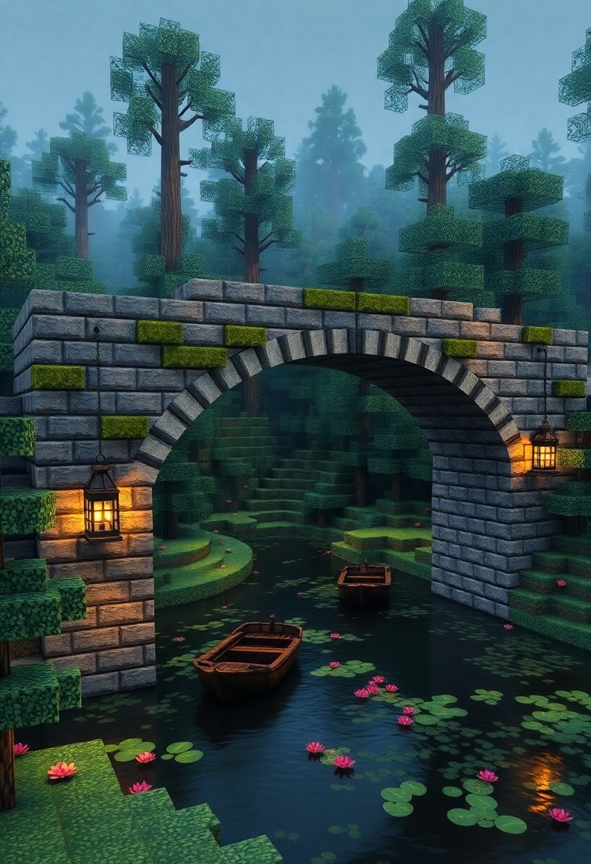 Minecraft Bridge Ideas: Overpass Bridge Constructions