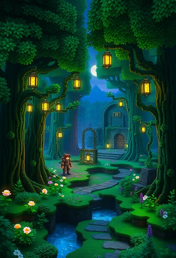 Minecraft Kingdom Builds:Enchanted Forest Realm