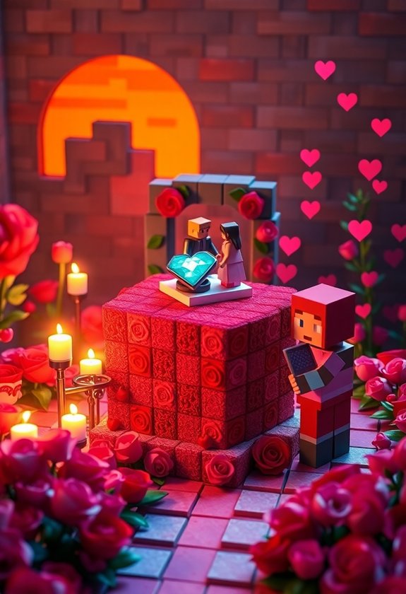 Valentine Minecraft Box Ideas: Love Themed Box Builds