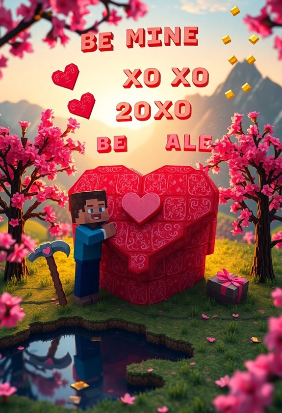 Valentine Minecraft Box Ideas: Sweetheart Box Designs