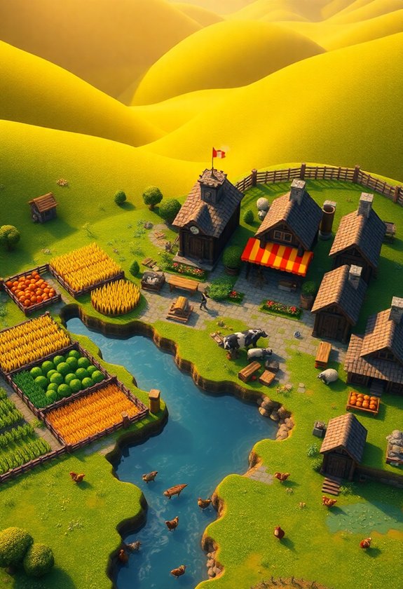 Things to Build in Minecraft: Farming Village
