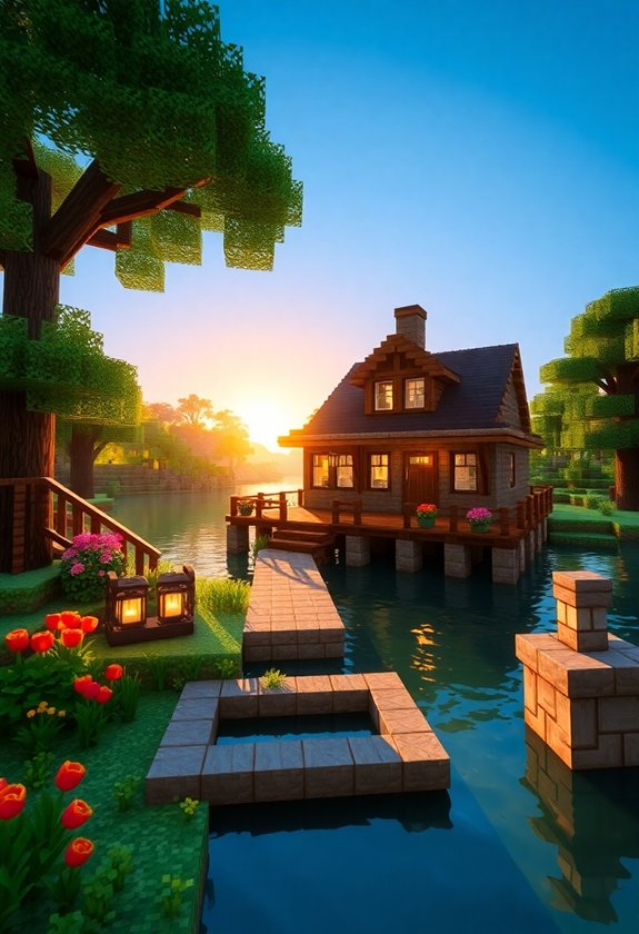 rustic lakeside residences 1