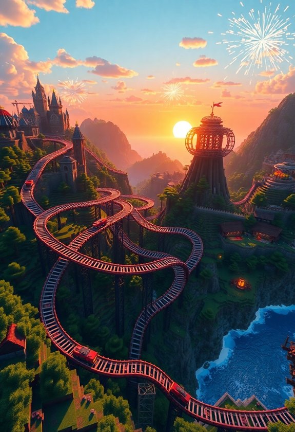 Roller Coaster Tracks
