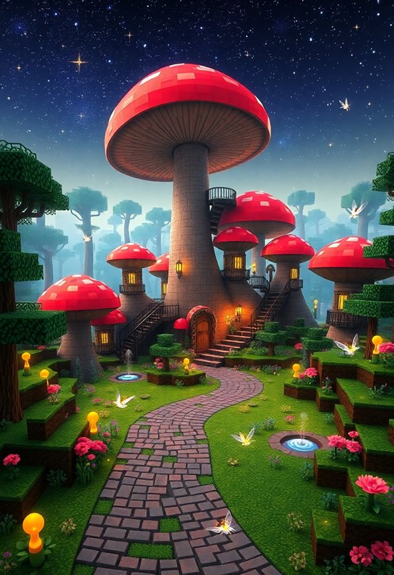 Magical Mushroom Houses