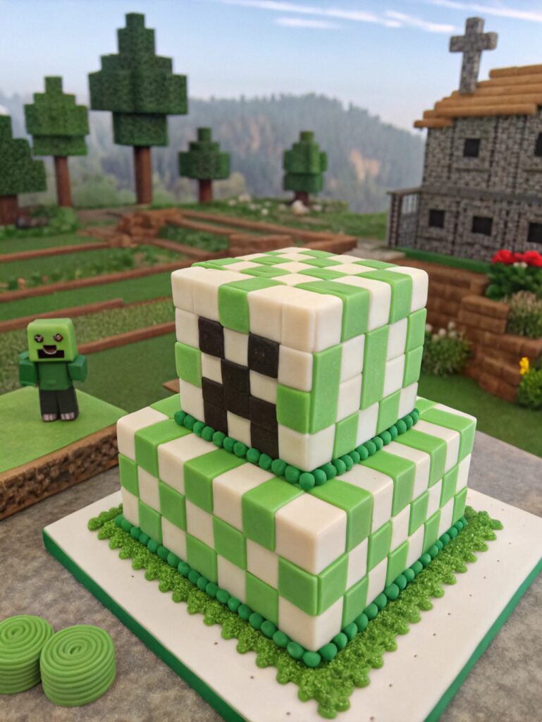 Minecraft Cake Designs: Minecraft Character Cakes