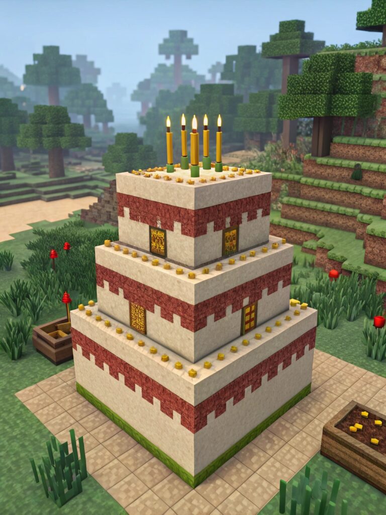 Minecraft Cake Designs:  Minecraft Themed Birthday Cakes