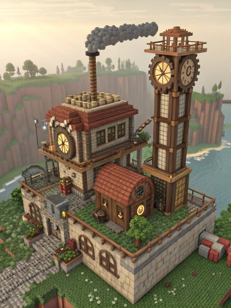 Minecraft Ideas : Steampunk-Inspired Inventions