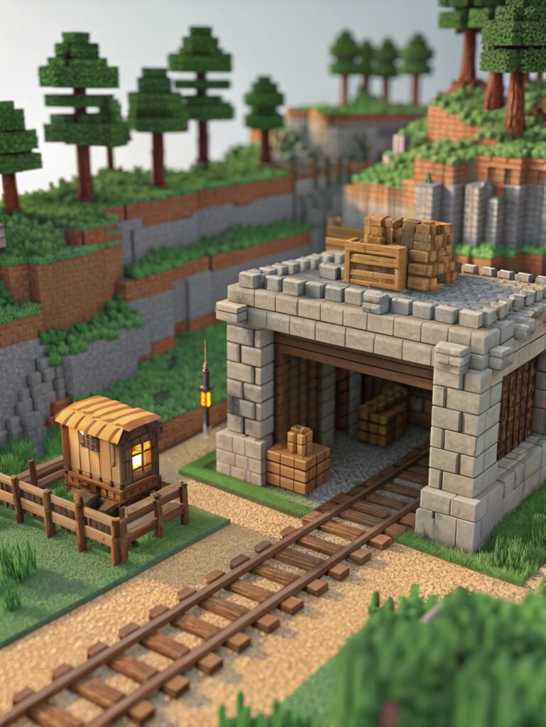 Minecraft Ideas : Abandoned MineShaft Explorations