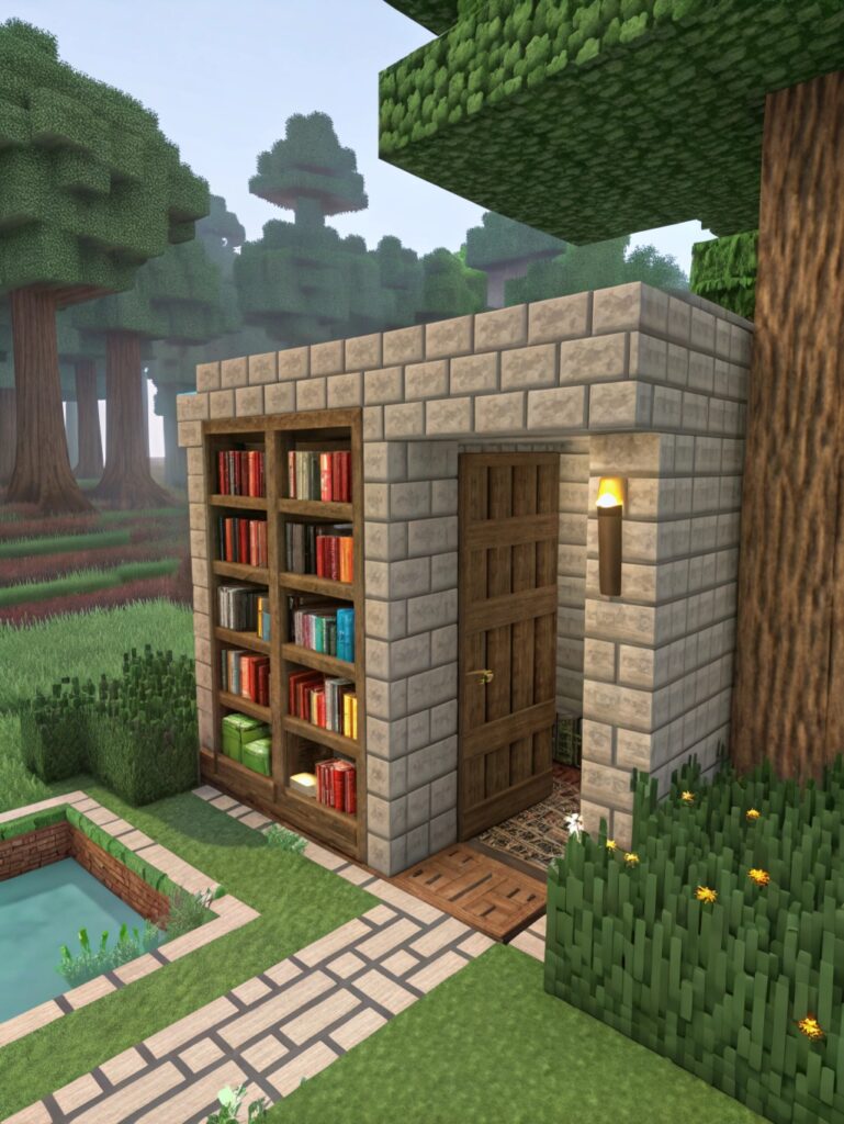 Minecraft Ideas : Hidden Passageway Constructions