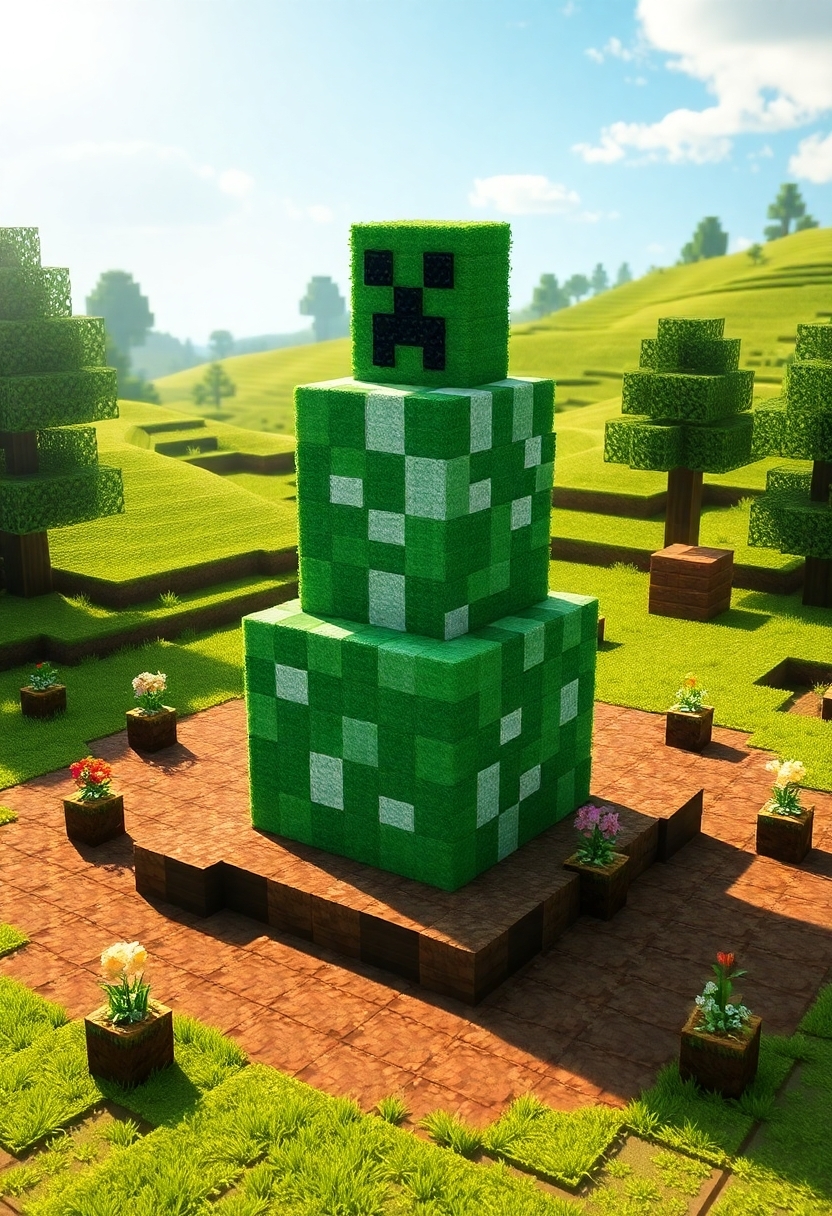 Minecraft Cake Designs: 
 Creeper Cake Designs